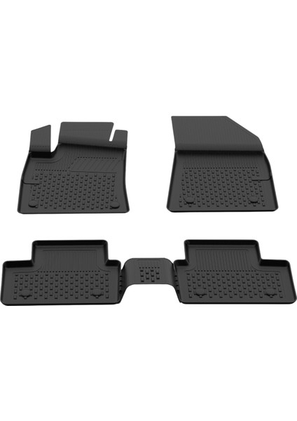 Renault Clio 5 2020+ Uyumlu SAHLER Araca Özel 4.5D Havuzlu Oto Paspas - Clio 5