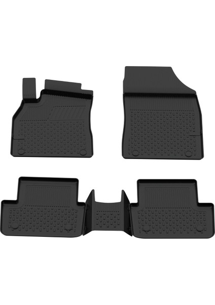 Renault Megane 3 2005-2012 Uyumlu SAHLER Araca Özel 4.5D Havuzlu Oto Paspas - Megane 3