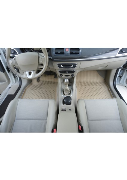 Renault Megane 3 2005-2012 Uyumlu SAHLER Araca Özel 4.5D Havuzlu Oto Paspas - Megane 3