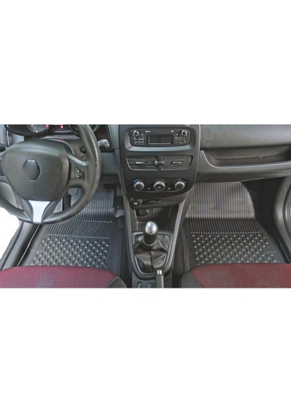 Renault Clio 4 2012-2019 Uyumlu SAHLER Araca Özel 4.5D Havuzlu Oto Paspas - Clio 4