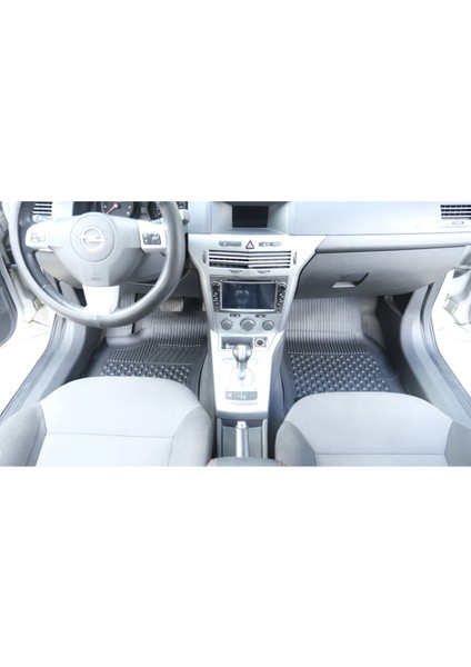 Opel Astra H 2004-2010 Uyumlu SAHLER Araca Özel 4.5D Havuzlu Oto Paspas - Astra H Hatchback