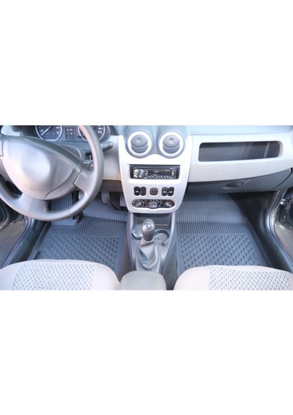 Dacia Logan I Sedan / SW 2004-2012 Uyumlu Sahler Araca Özel 4.5D Havuzlu Oto Paspas - Logan