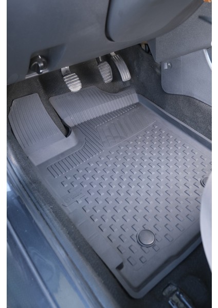 Dacia Logan I Sedan / SW 2004-2012 Uyumlu Sahler Araca Özel 4.5D Havuzlu Oto Paspas - Logan