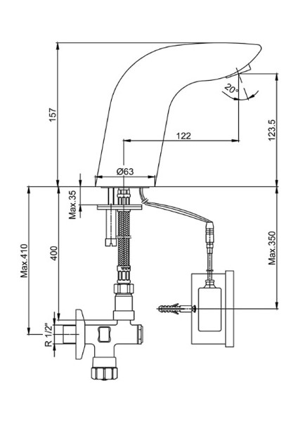ECA Fotoselli Lavabo Bataryası Pilli - 102108234- fiyatları