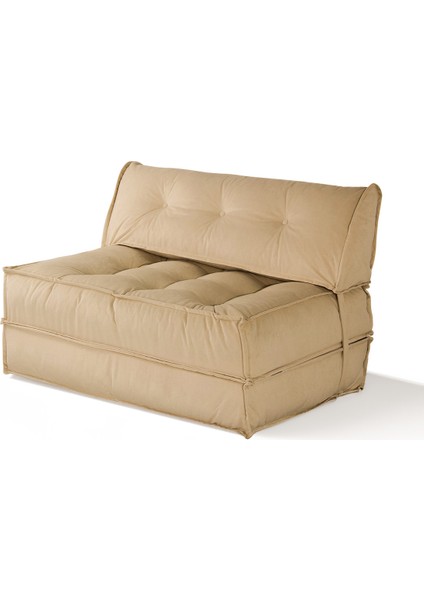 Mocca Çift Kişilik Katlanır Yatak Uzanma Koltuğu - Bej fiyatları