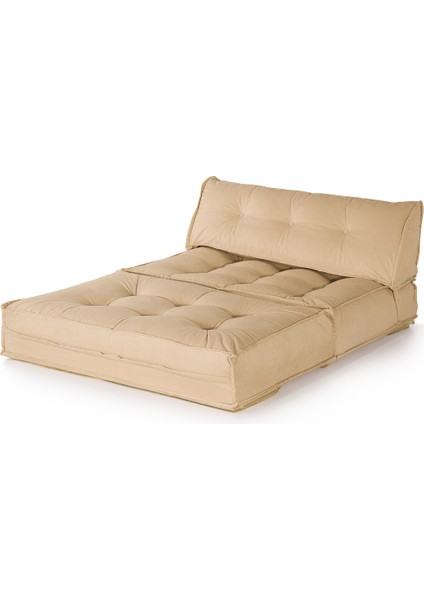 Mocca Çift Kişilik Katlanır Yatak Uzanma Koltuğu - Bej modelleri