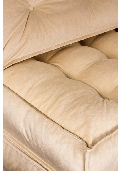 Mocca Çift Kişilik Katlanır Yatak Uzanma Koltuğu - Bej fırsatları