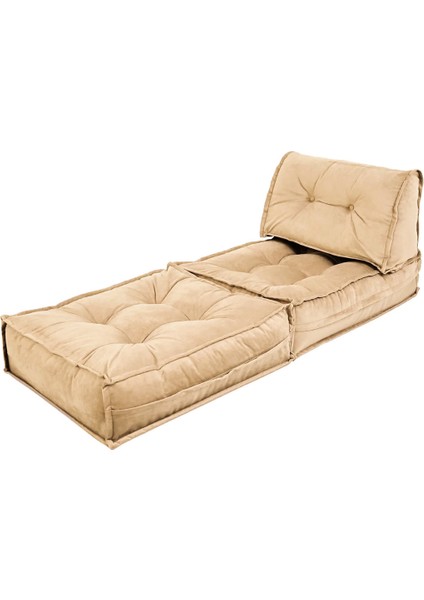 Mocca Tek Kişilik Katlanır Yatak Uzanma Koltuğu - Bej modelleri