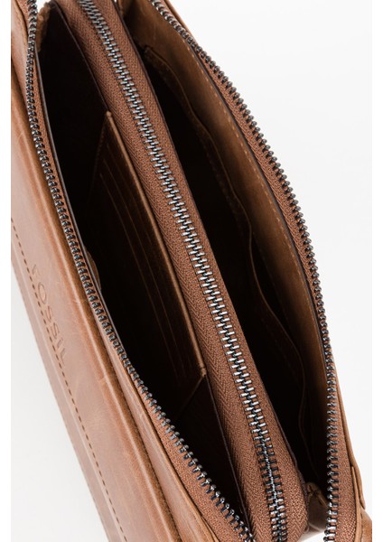 %100 Hakiki Deri Özel Tasarım El Çantası Portföy Traş Çantası