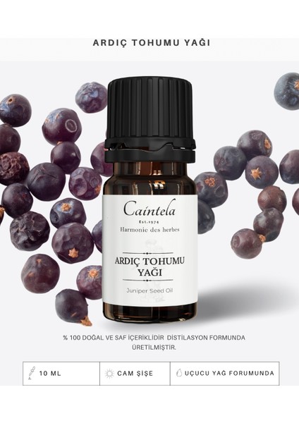 Ardıç Tohumu Yağı 10 ml - Cilt Gözeneklerini Nemlendirmeye Yardımcı %100 Doğal ve Saf