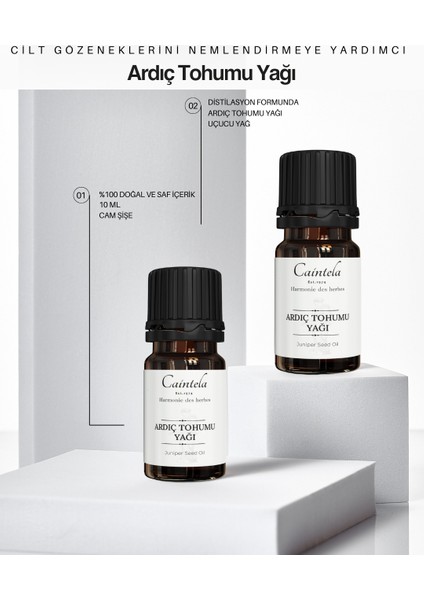 Ardıç Tohumu Yağı 10 ml - Cilt Gözeneklerini Nemlendirmeye Yardımcı %100 Doğal ve Saf fiyatları