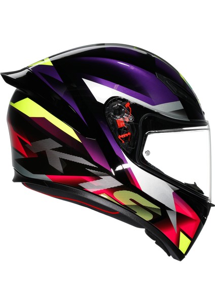 K1 S Fastlap Black Purple Pink Kapalı Kask modelleri