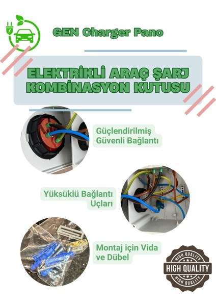 22 Kw 5/32 60X40X20 cm Kgm Uyumlu Elektrikli Araç Şarj Cihazı Kombinasyon Kutusu fiyatları