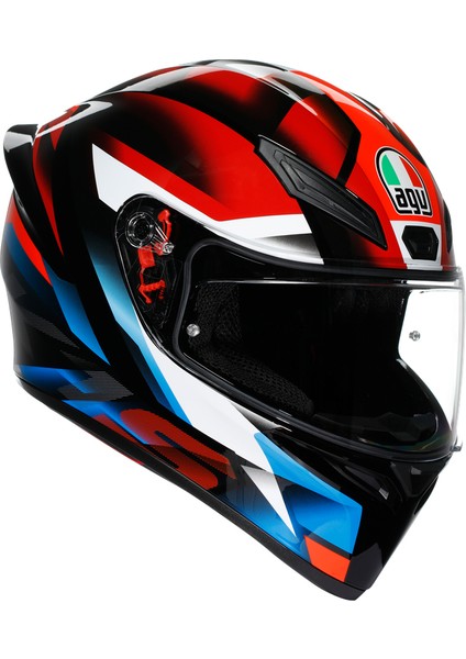 K1 S E2206 Fastlap Black Red Blue Kapalı Kask fırsatları