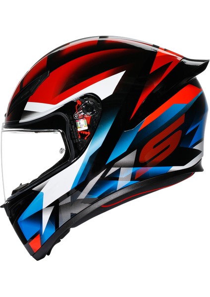 K1 S E2206 Fastlap Black Red Blue Kapalı Kask