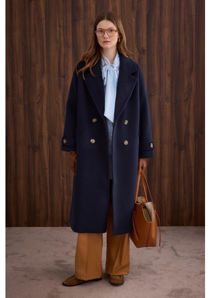 Kolu Apolet Detaylı Kaban Lacivert fiyatları