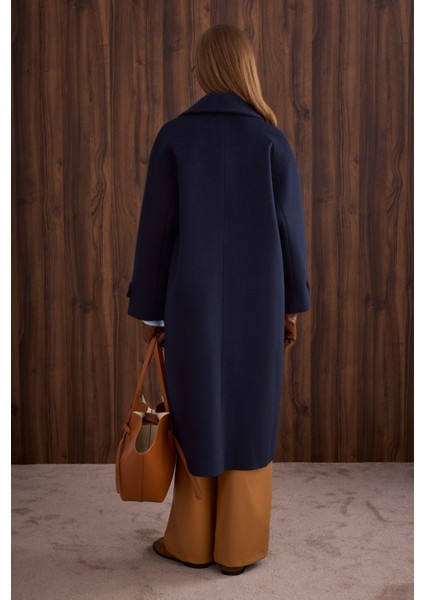 Kolu Apolet Detaylı Kaban Lacivert