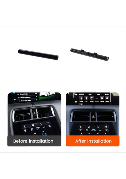 Porsche Için Taycan 9j1 2019-2024 Orta Klima Havalandırma Havalandırma Sol Geçiş Parçası Çıkış Ayarı Mektrum (Yurt Dışından) fiyatları