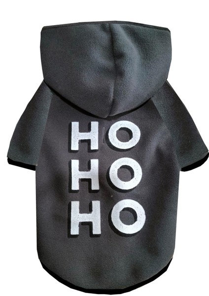 Hohoho Gri Polarlı Küçük Irk Köpek Sweatshirtü