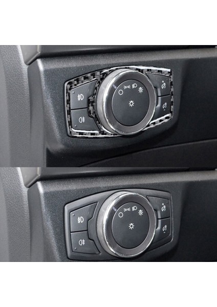 Araba Far Anahtarı Trim Araç Far Anahtarı Dekor Sticker Araç Iç Değişiklik Parçaları FORD11-19 Mondeo B (Yurt Dışından) fırsatları