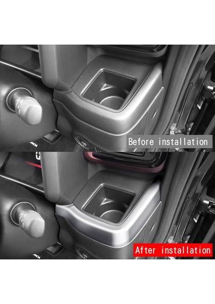 Araba Merkezi Döşeme Gösterge Tablosu Su Kupası Trim Sticker Suzuki Spacia/spacia Özel MK04 Serisi Rhd B (Yurt Dışından) modelleri