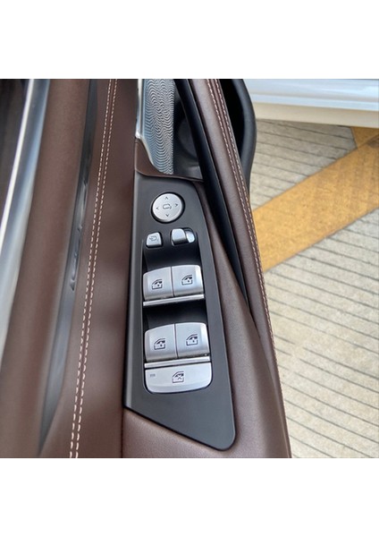 Bmw 5 Serisi G30 2018-2022 Iç Aksesuarlar Için Araç Iç Kapı Penceresi Kaldırma Anahtarı Panel Trim Kapak (Yurt Dışından) indirimleri