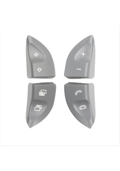 Araba Sol Sağ Direksiyon Simidi Düğmeleri Mercedes-Benz S-Serisi W220 1998-2005 cl W215 1999-2006 Gri (Yurt Dışından)