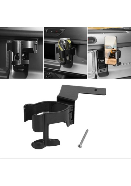 Ford Bronco 2021-2024 Aksesuarlar Için Çok Fonksiyonlu Içecek Kupası Telefon Sahibi 2&#39 De 1 Bolt-On Stand Braket Organizatör (Yurt Dışından) modelleri