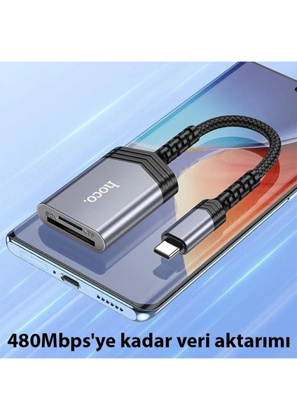 Yetkiphone UA25 2-In-1 Type-C Kart Okuyucu fiyatları