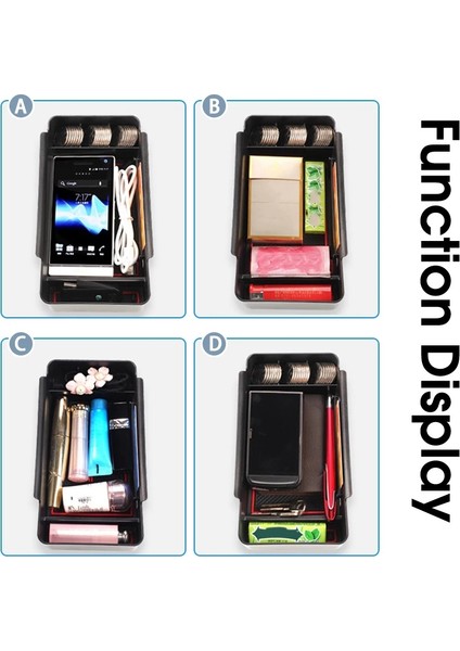 Toyota Prius Için Otomobil Organizatör Aksesuarları XW30 30 ZVW30 ZVW35 2010-2015 Kolçaklık Saklama Kutusu Duruşlu Tidying Coin Kutusu (Yurt Dışından) indirimleri