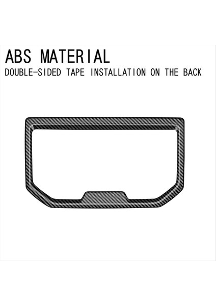 Araç Kolçak Kutusu Arka Su Bardağı Tutucu Çerçeve Kapak Toyota Tacoma 2024 Araç Aksesuarları Karbon Fiber (Yurt Dışından) fiyatları