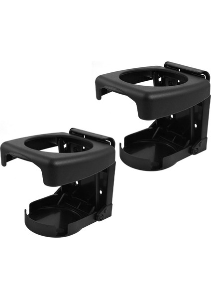 2x Siyah Plastik Katlanır Araba Kamyonu Içecek Bardağı Şişe Tutucu Standını (Yurt Dışından)