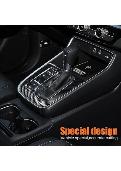 Otomatik Merkez Konsol Dişli Paneli Kapak Trim Dişli Vites Panel Çerçeve Araç Iç Dekorasyon Etiketi - Karbon Fiber Stili (Yurt Dışından) indirimleri