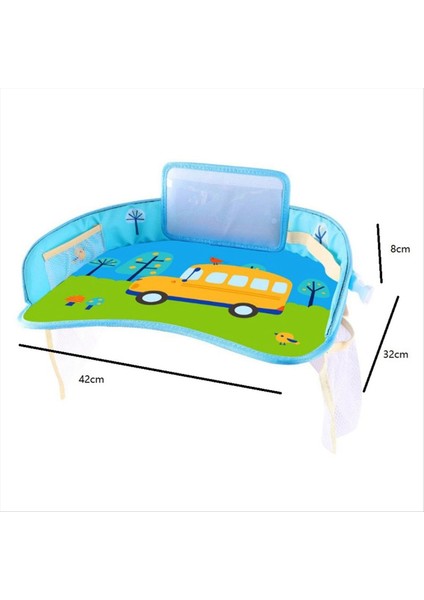 Taşınabilir Bebek Araba Montajlı Çocuk Güvenliği Koltuğu Yemek Tabağı Çok Fonksiyonlu Çizim Tablo Su Geçirmez Araba Karikatür Tepsisi (Yurt Dışından) indirimleri