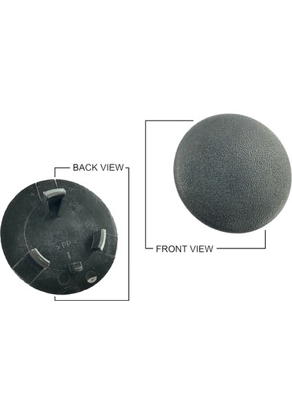 Araba Ön Koltuk Kol Dayama Kapağı Vidası Kapak Land Range Rover Sport Discovery Için Dekoratif Lr3 Lr4 HJI500090PVJ Siyah (Yurt Dışından) fırsatları