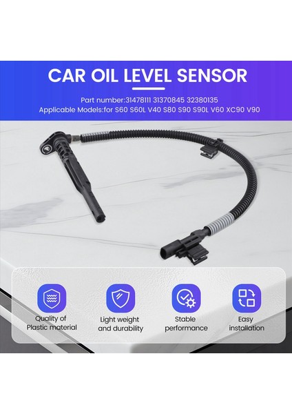 31478111 31370845 32380135 Yağ Seviyesi Sensörü Volvo S60 S60L V40 S80 S90 S90L V60 XC90 V90 Için (Yurt Dışından) indirimleri