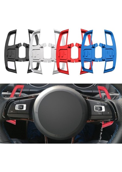 Araç Direksiyon Simidi Kürek Golf 7 Gtı R Gtd Gtd Gte Mk7 2014-2018 Kırmızı (Yurt Dışından) fırsatları