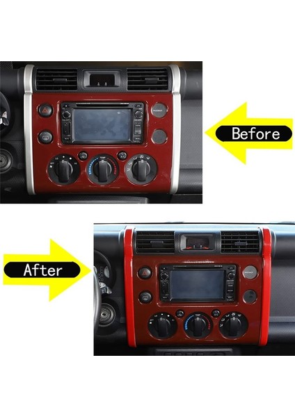 Araba Abs Center Konsol Navigasyon Yan Döşeme Şeridi Uyum Gösterge Paneli Gezinme Yan Dekoratif Şerit Kapağı (Yurt Dışından) indirimleri