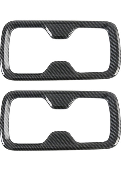 Nissan Navara Için 2x NP300 2016-2019 Karbon Fiber Araba Ön Su Kupası Tutucu Koruyucu Çerçeve Kapak Döşeme Sticker (Yurt Dışından)