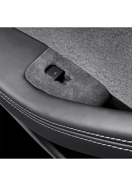 TESLA2024 Model3 Highland Araç Penceresi Kaldırma Düğmesi Paneli Süet Süet Trim Çerçeve Sticker Otomatik Iç Aksesuar (Yurt Dışından) modelleri