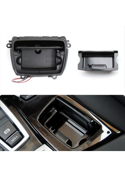 Araba Kültresi Montaj Kolçak Giymesi Kutusu Merkezi Konsolu Kültray Yedek Parçaları 51169206347 Bmw 5 Serisi F10 F18 F11 (Yurt Dışından) modelleri