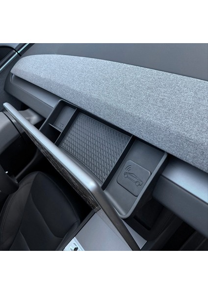 Tesla Model 3 Highland 2024 Merkez Konsolu Organizatör Tepsi Aksesuarları Için Ekranın Arkasındaki Gösterge Paneli Gizli Saklama Kutusu (Yurt Dışından) indirimleri