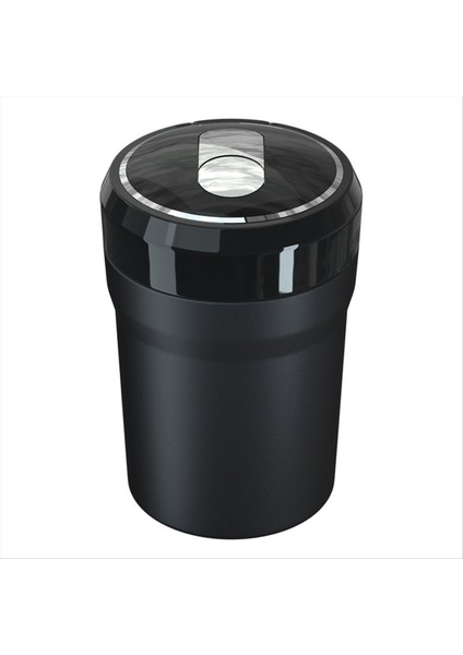 Araba Kül Tablası Taşınabilir Dumansız Silindir Fincan Tutucu Kül Tepsisi Kapak ve LED Işığı ile Dumansız Otomatik Kül Tepsisi (Yurt Dışından)