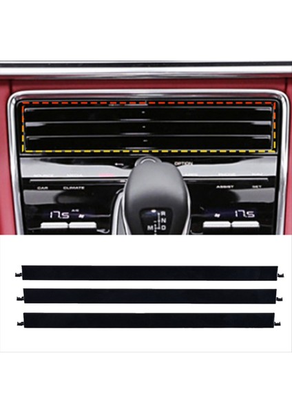 Araba Gösterge Tablosu Orta Ac Havalandırma Sırası Kürek Havalandırma Onarım Şeritleri 971819110E Porsche Panamera 971 2017-2022 (Yurt Dışından) fiyatları