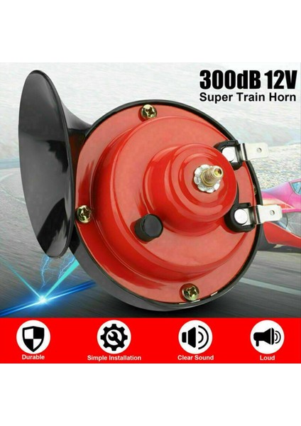 300DB Kamyonlar Için Süper Tren Boynuzu Araba Tekne Motosiklet Elektrikli BOYNUZ-12V Çifti (Yurt Dışından) indirimleri