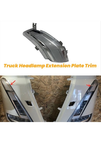 Volvo Trucks Serisi Için Kamyon Ön Far Uzatma Plakası Fh4 Fh5 Far Sisi Sürüş Işık Çerçevesi Trim 84415098 Rh (Yurt Dışından) fiyatları