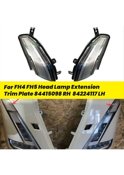 Volvo Trucks Serisi Için Kamyon Ön Far Uzatma Plakası Fh4 Fh5 Far Sisi Sürüş Işık Çerçevesi Trim 84415098 Rh (Yurt Dışından) modelleri