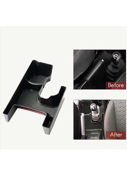 Suzuki Için 2x Jimny JB64 JB74 Içki Tutucu Konsolu Depolama Tepsi Dişli Vardiya Depolama Kutusu Organizatör Kauçuk Matlı (Yurt Dışından) fırsatları