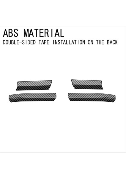 Toyota Tacoma 2024 Araç Dış Aksesuarlar Için Araba Yan Dikiz Ayna Trim Şerit Stickers Gloss Siyah (Yurt Dışından) fiyatları