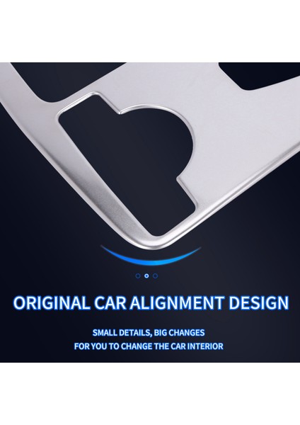 Araba Stil Iç Paslanmaz Çelik Sticker Su Kupası Panel Dekorasyon Trim Mercedes Benz C Sınıfı W204 2009-2014 Lhd (Yurt Dışından) fiyatları